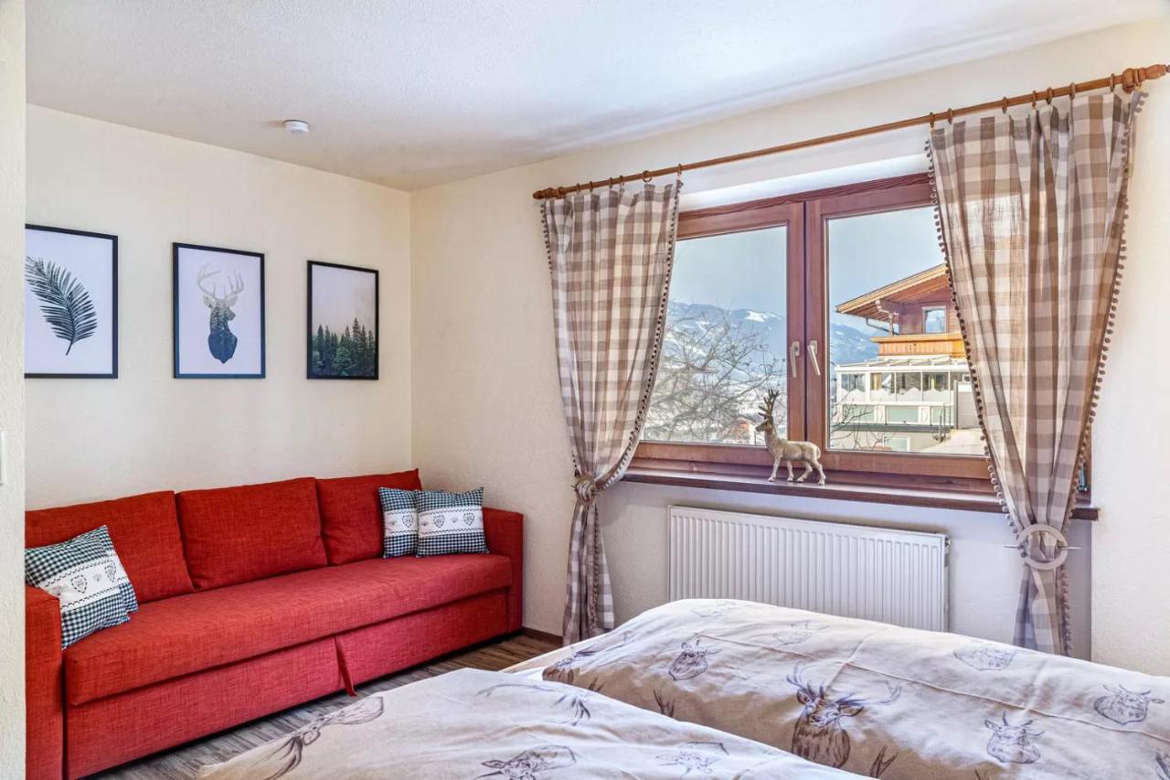 Ferienwohnung Platzhirsch Panorama View Balkon, Gartensauna, Garten, Grillplatz Stumm Zewnętrze zdjęcie