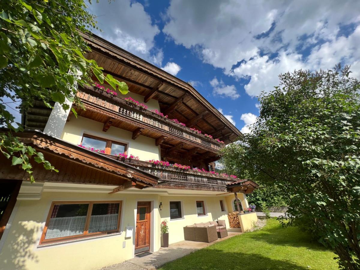 Ferienwohnung Platzhirsch Panorama View Balkon, Gartensauna, Garten, Grillplatz Stumm Zewnętrze zdjęcie